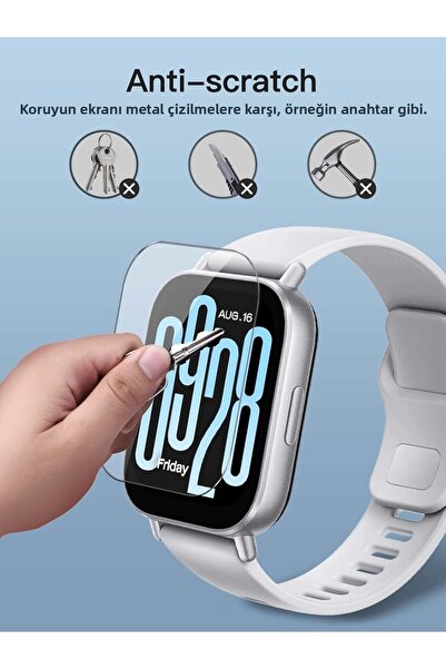 Nezih Case Xiaomi Redmi Watch 5 Active Compatible Reinforced Tempered Glass Screen Protector