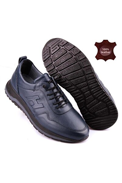 DETECTOR Genuine Leather • Special Textured Design • Orthopedic Ultra-Light Men's Shoes (Premium Series) 198H