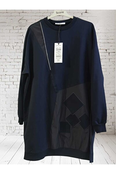 Puane Women's Zipper Detailed Parachute Fabric Transitional Sports Tunic