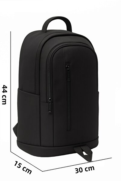 KAFF Black Unisex Functional Water Resistant Sports & Casual & School Backpack - 00510