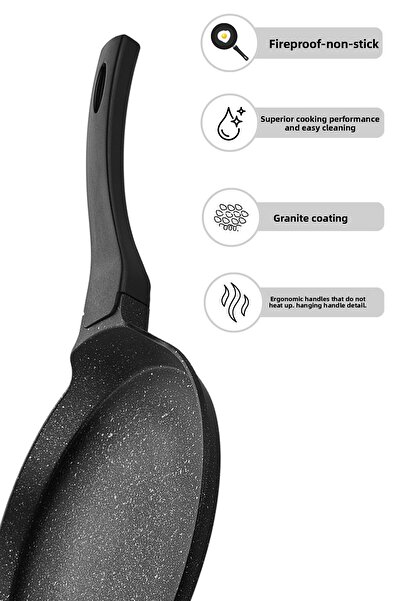 Amboss Vento Cast Granite Coated 26 cm Crepe Pan