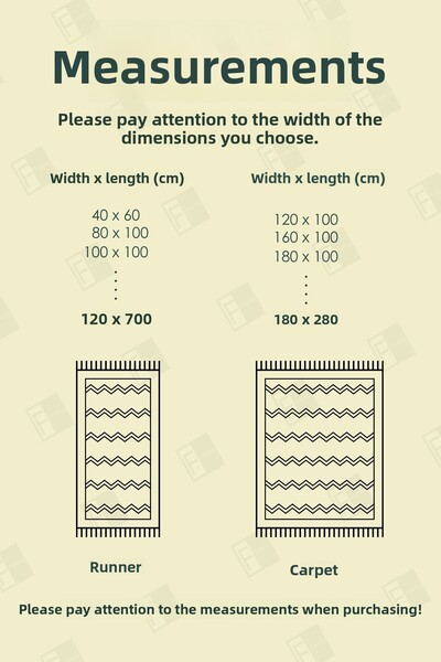 Faiend Digital Printed Washable Dot Base Non-Slip Carpet Runner Kitchen Living Room Carpet (44)