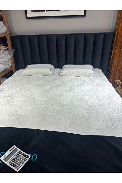 PUFYMAX Visco Orthopedic Pillow, Double Neck Support Pillow, Spine-Friendly Sleeping Pillow 57X42 Height 12/10