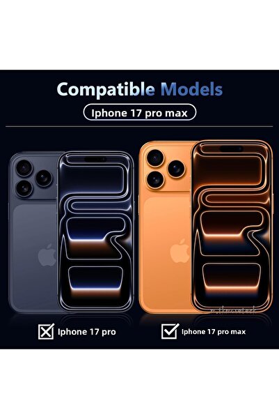 m.tk moveteck Apple iPhone 17 Pro Max Compatible Camera Lens Protector Full Coverage Protective Glass with Metal Frame