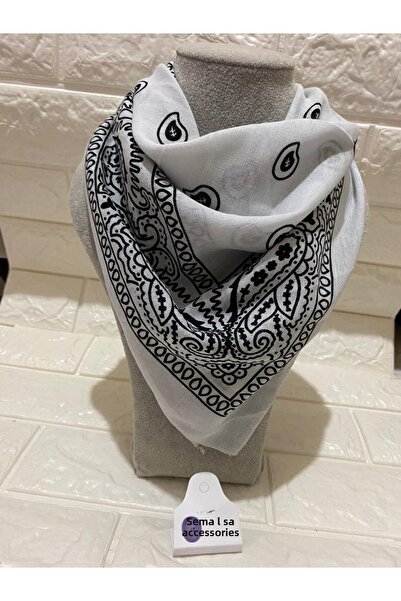 sema aksesuar 100% Cotton Unisex Ethnic Patterned Bandana Scarf