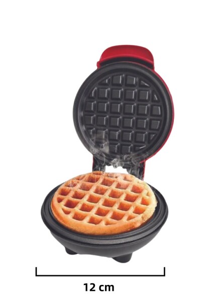 Kiwi Ksm-2400w mini waffle maker with nonstick plates