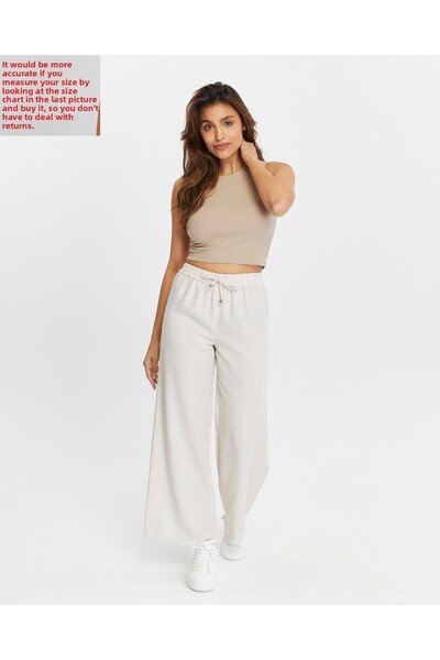 HANIMCA GİYİM ملابس كتان - بنطلون منقذ