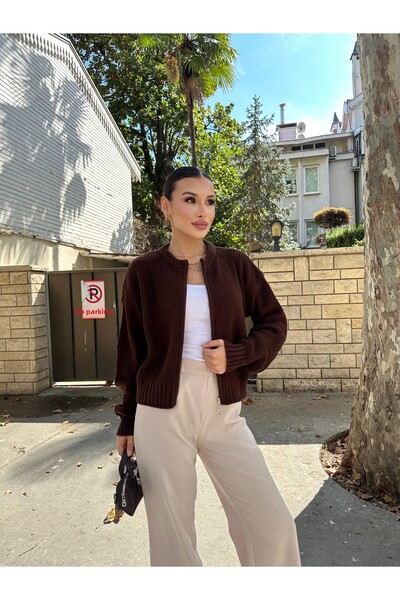 ikomteks Cardigan de damă cu fermoar