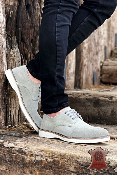 Deri De Luxe حذاء كلاسيكي من الجلد الطبيعي للرجال