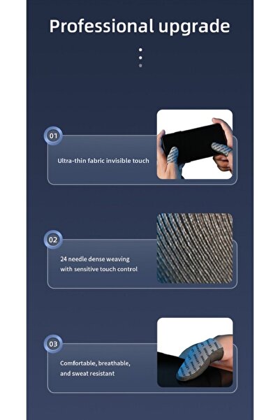 LETANG Pubg Finger Glove E-sports Finger Glove Finger Slevee Finger Holder Metal Enclosure Box