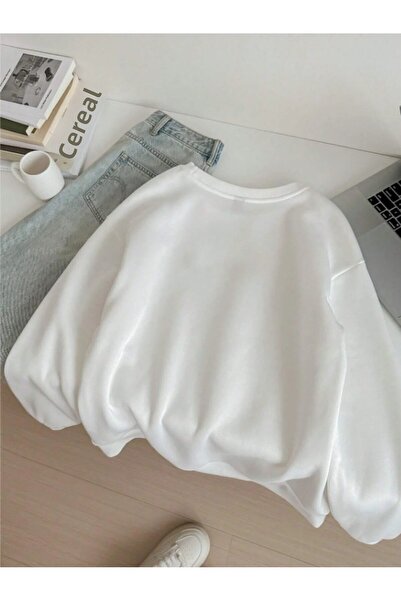 uyguntarz Φούτερ μεγάλου μεγέθους με σχέδιο λεοπάρ και στάμπα κερασιού