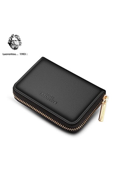 Laorentou Venezia Genuine Leather Men's Wallet Made in Italy - Men's Card Holder