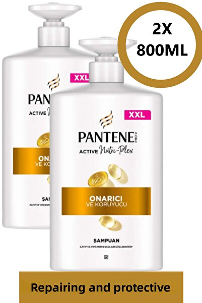 Pantene Shampoo Active Nutri Plex Repairing and Protective 2X 800ml