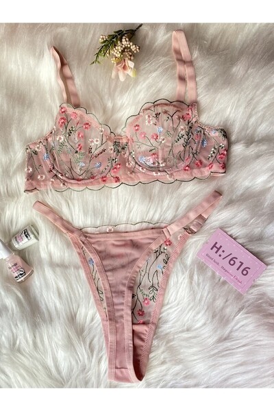 ARONA Σετ σουτιέν Broderie Model Florya