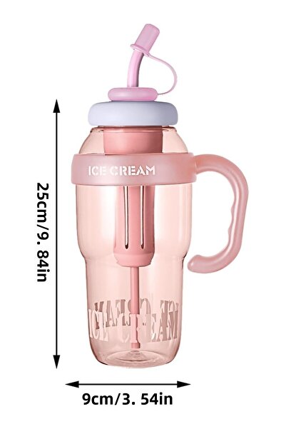 Honney Boutique Giant Mug High Capacity Heat Resistant Women and Student Sports Water Bottle