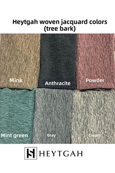 HEYTGAH Ρετρό οβάλ καρέκλα - Ελαστικό κάλυμμα ζακάρ και μοτίβο με ραβδί, μονό μικρό μέγεθος κρέμα