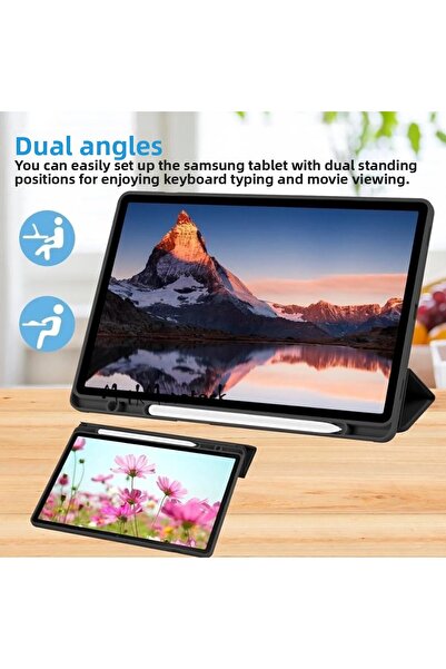 m.tk moveteck iPad 11 (A16) 2025 10Th Generation 10.9 Compatible Case Soft with Pen Compartment Smart Sleep Mode A3354 A3355