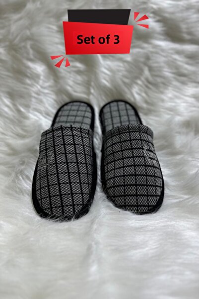 StarStalıa Σετ παντόφλες γραφείου 3 τεμαχίων που προσφέρουν άνεση και κομψότητα μαζί στο γραφείο σας - Παντόφλες επισκεπτών - Παντόφλες για το σπίτι