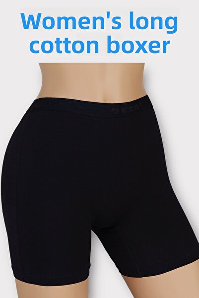 Dondeza Dondeza 3-Piece High Waist Recovery Cotton Boxer Shorts Set - Long Leg