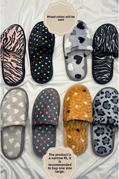 AURORE Női 4 részes házi papucsok, elöl zárt vendégpapucsok, hozomány és kötegpapucsok