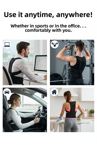 figiza Corset medical cu sârmă pentru postură verticală și spate pentru femei și bărbați Corset pentru atlet pentru postură verticală anti-cocoșat