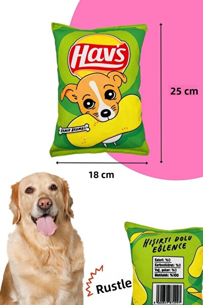 Havhav Vampire Tooth Plush Dog Toy