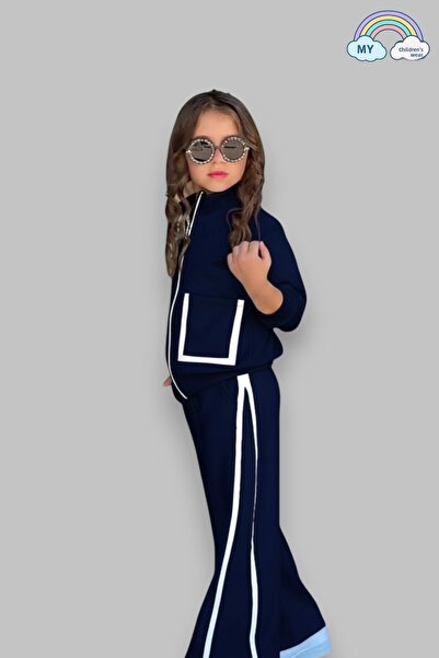 My Kids Wear Set de trening pentru școală pentru fete cu buzunare 5-14 ani 12216