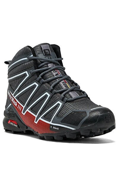 Tonny Black Uniszex füstölt fehér, kényelmes szabású túrabakancs