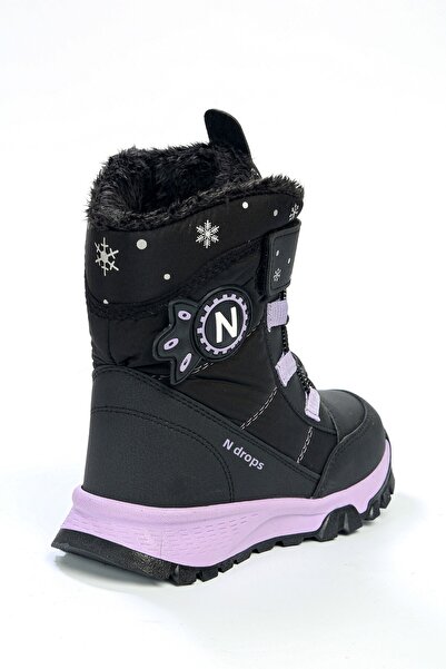 PNZ PENZA Vodotěsné protiskluzové dívčí sněhule s kožešinovou podrážkou