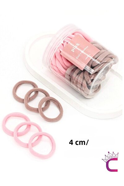 Cinderella Dámské přezky na denní oblečení – odolná sada 50 ks, 4 cm měkká elastická, hnědá barva
