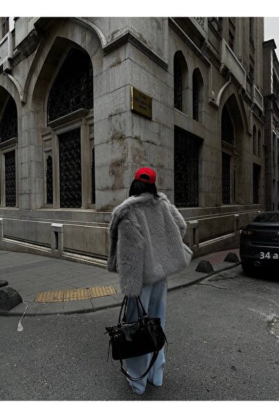 Senarce Soft Touch Oversize Premium kožešinový plyšový kabát