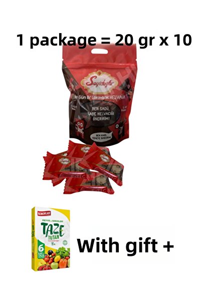 KMS HOME Seyidoğlu Helvacık 20 Gr 10-Pack Treats Halva