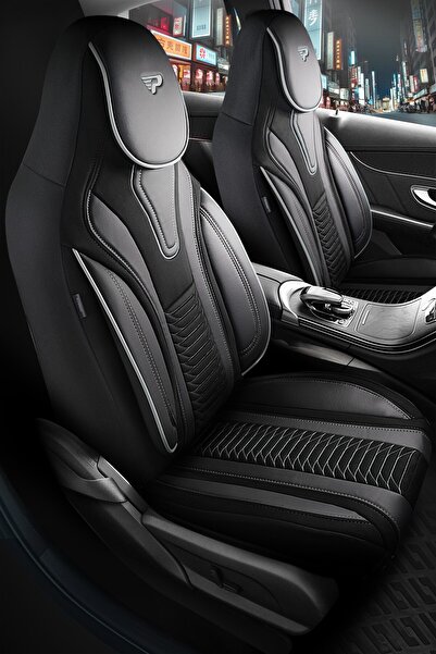 Panda Kılıf غطاء مقعد سيارة فاخر من سلسلة PANDA TOKYO من جلد الغزال والجلد - ...