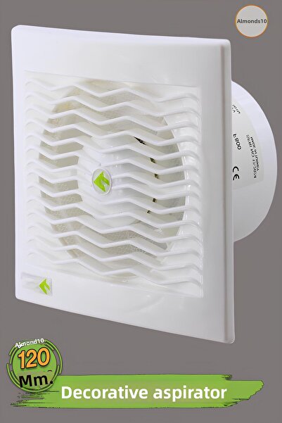 Badem10 Electric Wc Kitchen Office Bathroom Ventilation 120 mm Extractor Fan Dirty Air Bad Odor Exhaust Fan