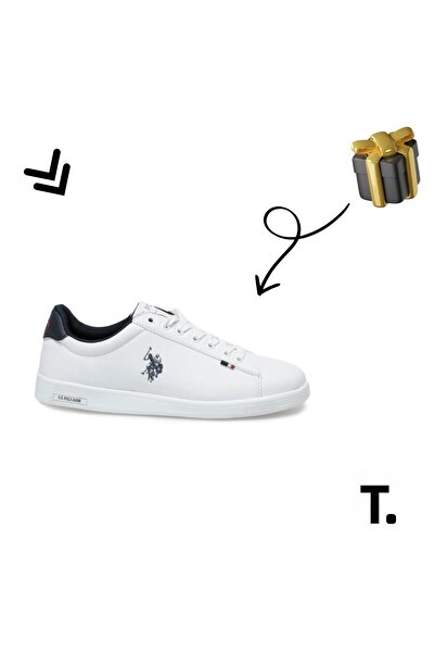 U.S. Polo Assn. Unisex tenisky FRANCO GSN New Season Ortopedické 3FX Bílá-Černá-Červená-Navy Blue