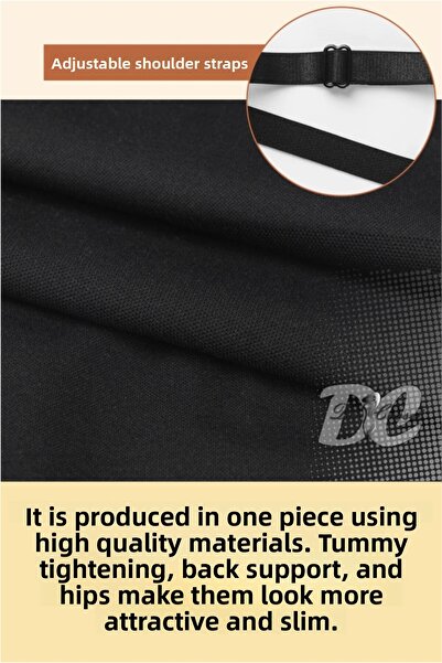 DC Premium Plus Size Full Body Corset Waist abdomen back hip and thigh areas effective