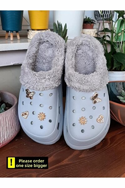 Akınal Bella Papuci de iarnă ultrasoft pentru femei Akınalbella, cu talpă înaltă, din lână