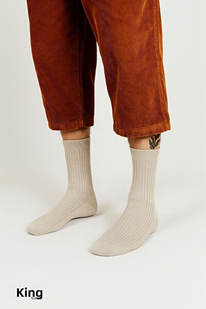 KRAL SOCKS 6 pár báránygyapjú zokni - férfi téli termikus hatású EBRULİ