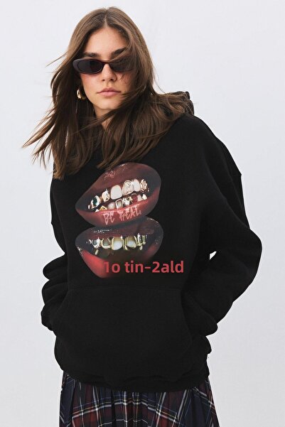 Trendiz Дамска суитшърт Belief Черно