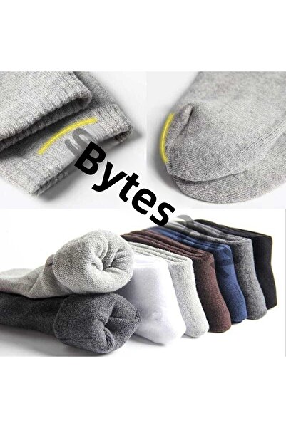 SOYTEMİZ Winter High Temperature Socks Set Men's Towel Socks 4 Pairs