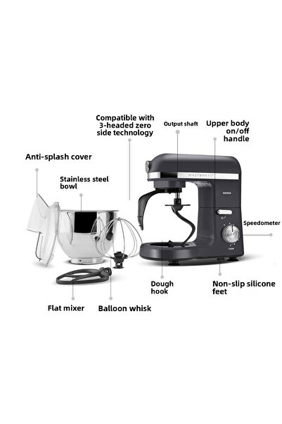 Karaca Mastermaid Chef Pro Διπλός βραχίονας σεφ κουζίνας 1500 W Space Grey