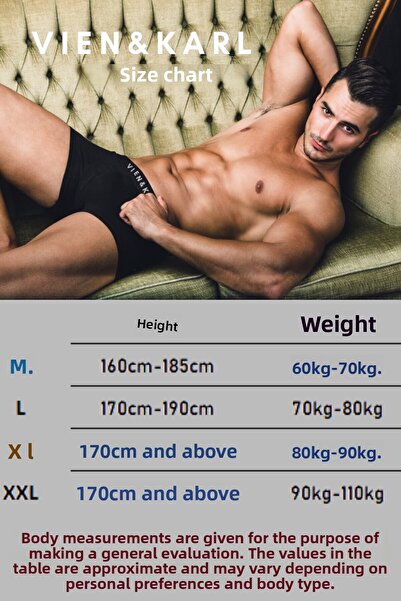 Vien&Karl Férfi fekete szürke sötétkék doboz, 6 darab sima Lycra boxer