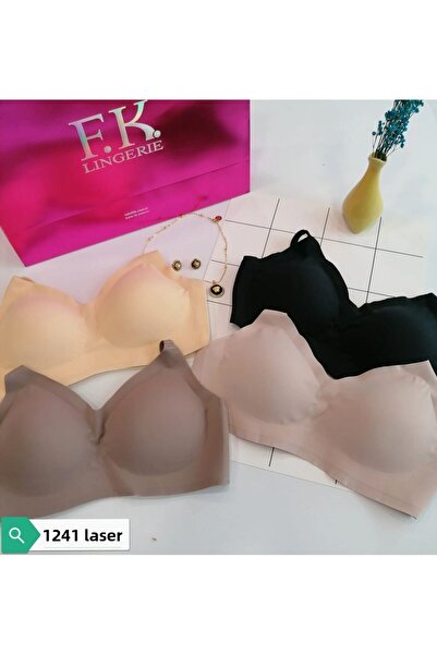 F.K Μοντέλο σουτιέν Laser Cut Ecru Color Κωδικός 1241