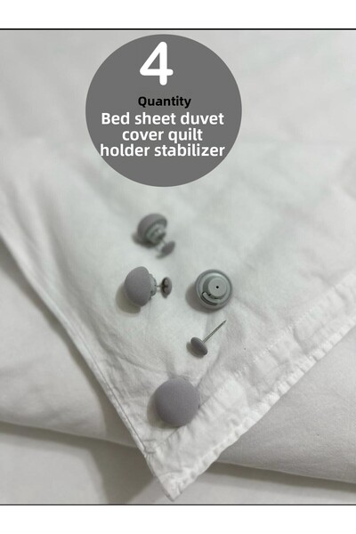 KÜÇÜK EW 4 τμχ Παπλωματοθήκη μανιταριού και θήκη σεντονιών Fixer Παπλωματοθήκη μαξιλαριού Organizer