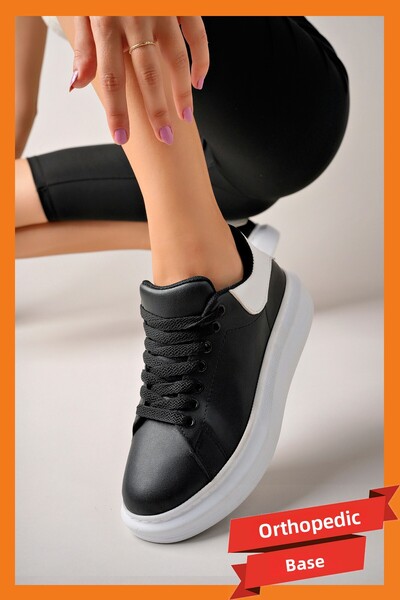 Luis Toronto CASUALLT101 - Μαύρα Λευκά Γυναικεία Casual Παπούτσια