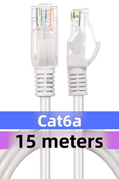 Vetech Cat6 15mt Lan Ethernet Cable Fabrication Internet Cable