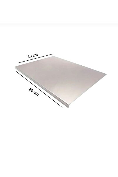 pınars Stellica Stainless Steel 30X40 cm Single Twist Metal Countertop Protector Multi-Purpose Cutting Board