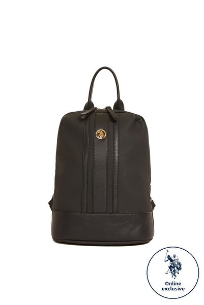 U.S. Polo Assn. حقيبة كتف نسائية سوداء Us3040 كلاسيكية حصريًا عبر الإنترنت