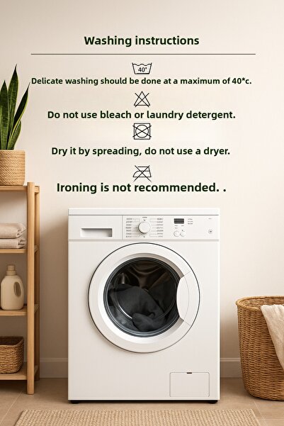 Nart Home Sada polštářů Bavlněný 6dílný prošívaný chránič polštářů šedý