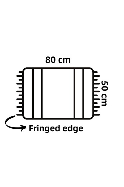 Zethome Bathroom Rug Digital Printed Bath Mat 50X80 Polyester Non-Slip Based Shower Mat Africa